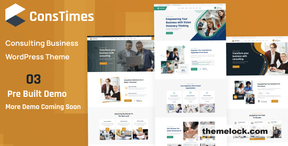 ConsTimes v2.0.1 - Consulting Business WordPress Theme