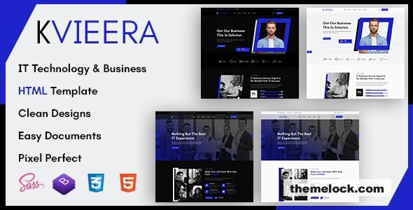 Kvieera - IT Technology & Business HTML Template