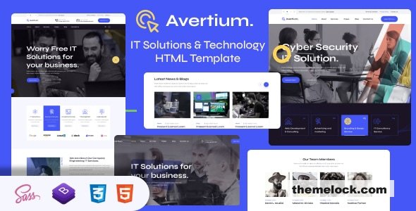 Avertium – IT Solutions & Technology HTML Template