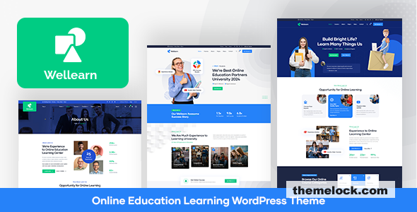 Wellearn v1.0.l - Online Education Learning WordPress Theme