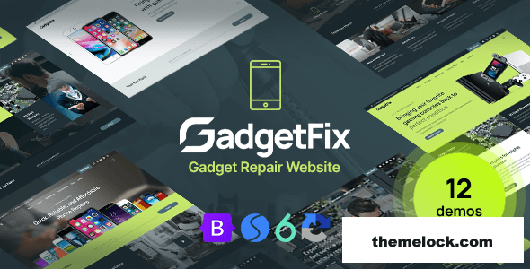 Gadgetfix - Phone and Gadget Repair Service Website Template