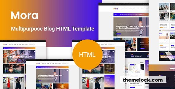 Mora - Blog HTML Template