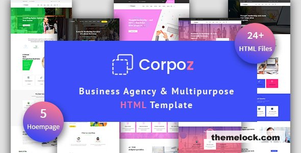 Corpoz - Business Agency Multipurpose HTML Template