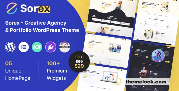 Sorex v1.0.0 - Creative Agency & Portfolio WordPress Theme