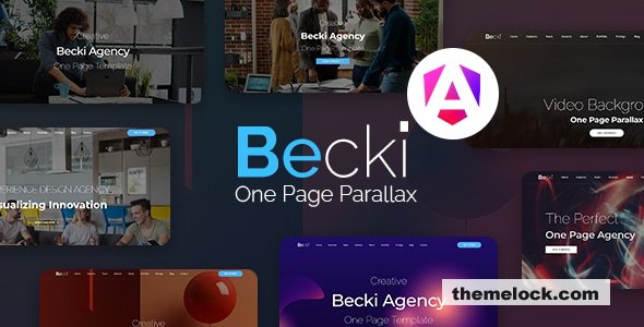 Becki - Creative Parallax One Page Angular Template