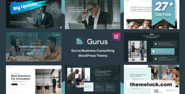 Gurus v1.0.4 - Business Consulting WordPress Theme