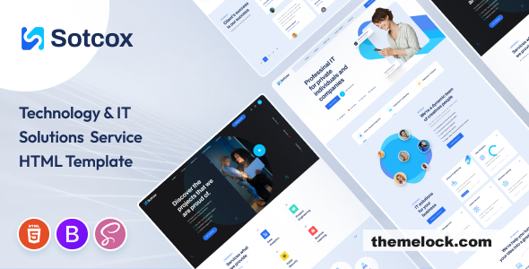 Sotcox - Technology & IT Solutions Service HTML Template