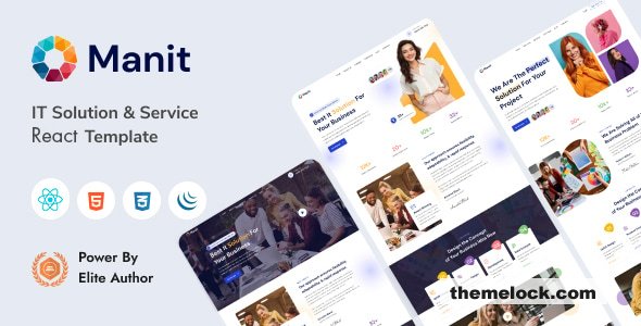 Manit - IT Solutions & Technology React Template