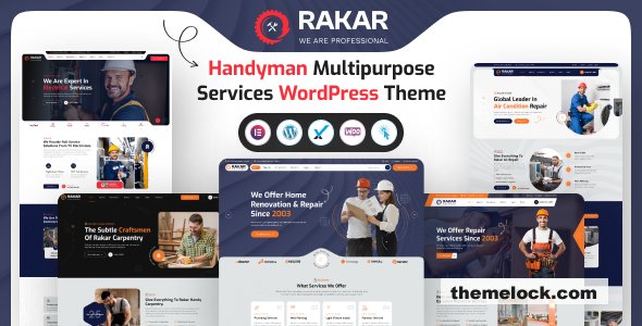 Rakar v1.0.0 - Multipurpose Services WordPress Theme