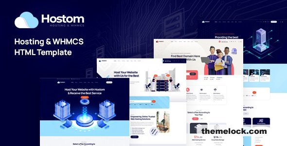 Hostom - Web Hosting & WHMCS HTML Template