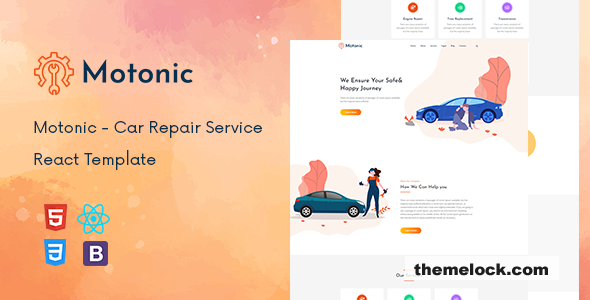 Motonic - Car Repair Service React Template