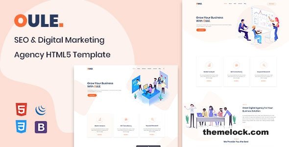 Oule - SEO and Digital Marketing Agency HTML Template