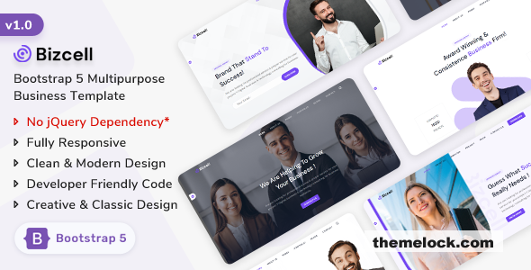 Bizcell - Bootstrap 5 Business Template