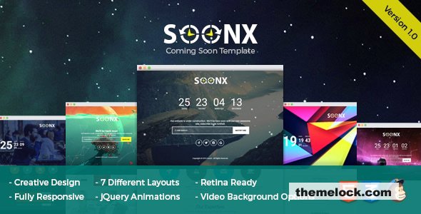 SoonX - Coming Soon Template