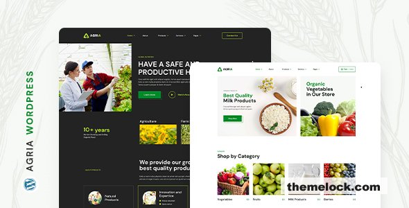 Agria v1.0.0 - Agriculture WordPress Theme