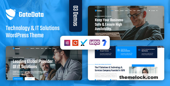 GateData v1.0.1 - IT Solutions & Technology WordPress Theme