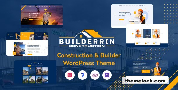 Builderrin v1.0.0 - Construction Building WordPress Theme