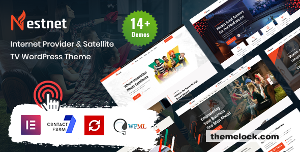 Nestnet v1.0.0 - Internet Provider & Satellite TV WordPress Theme