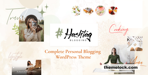 Hashtag v1.0.1 - Personal Blog WordPress Theme