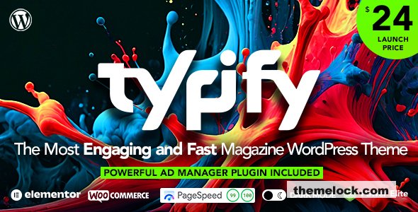 Typify v2.6.1 - Newspaper & Magazine WordPress Theme