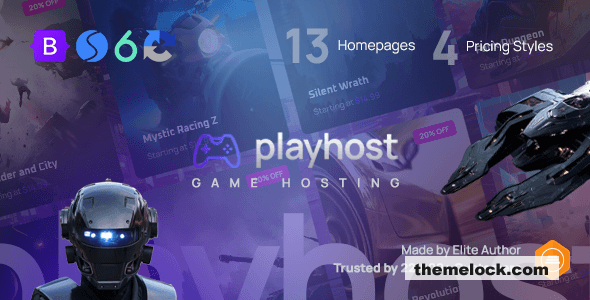 Playhost v1.0.2 - Game Hosting Server Website Template