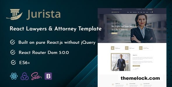 Jurista - Law Firm React Js Template