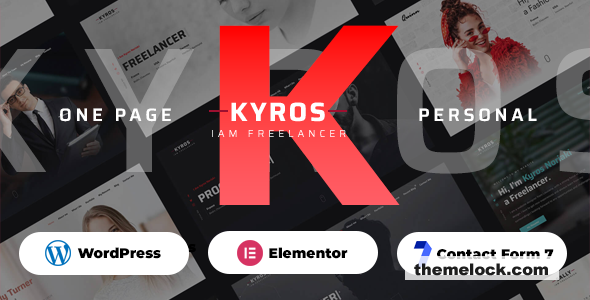 Kyros v1.0.7 - Personal Portfolio CV Resume Theme