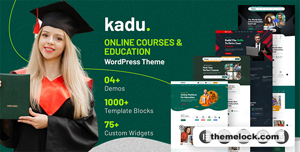 Kadu v1.0 - Education WordPress Theme