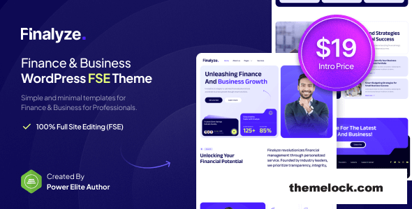 Finalyze v1.0.0 – Finance & Business Full Site Editing WordPress Theme