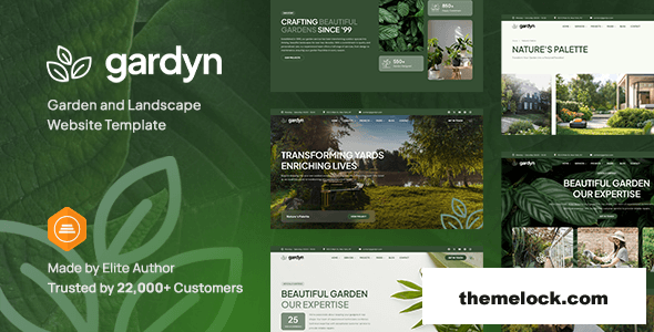 Gardyn - Garden and Landscape Website Template