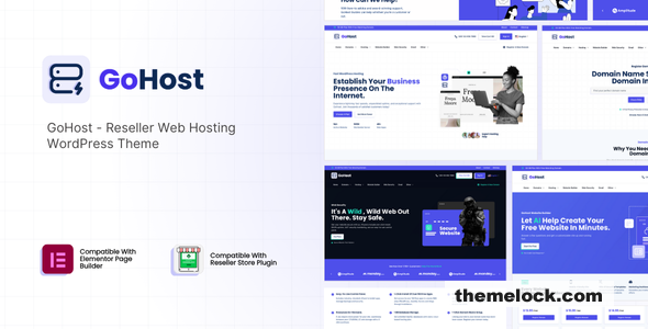 GoHost v1.1.1 - Reseller Web Hosting WordPress Theme