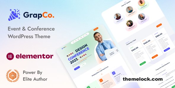 Grafco v1.0 - Event Conference WordPress Theme