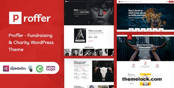 Proffer v1.0.6 - Fundraising & Charity WordPress Theme