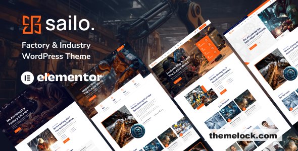 Sailo v1.0 - Factory & Industry WordPress Theme