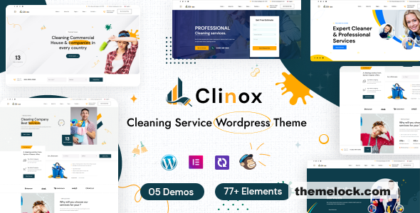 Clinox v1.0.5 - Cleaning Services WordPress Theme