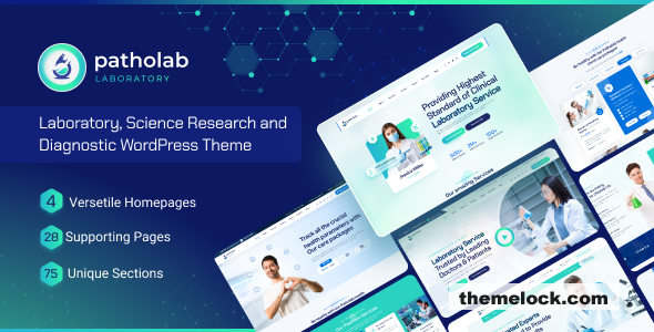 Patholab v1.0.5 - Laboratory & Science Research WordPress Theme