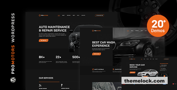 ProMotors v1.0.4 - Car Service and Detailing WordPress Theme