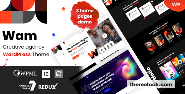 Wam v1.0.9 - Creative Agency WordPress Theme