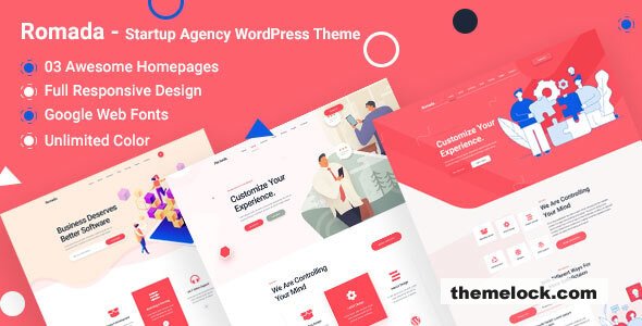 Romada v1.1.1 - Startup Agency WordPress Theme