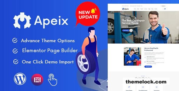 Apeix v2.0.1 - Car Repair Service & Auto Mechanic WordPress Theme