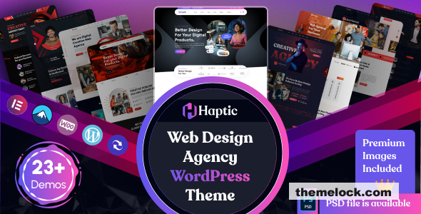 Haptic v1.8.5 - Web Design Agency WordPress Theme