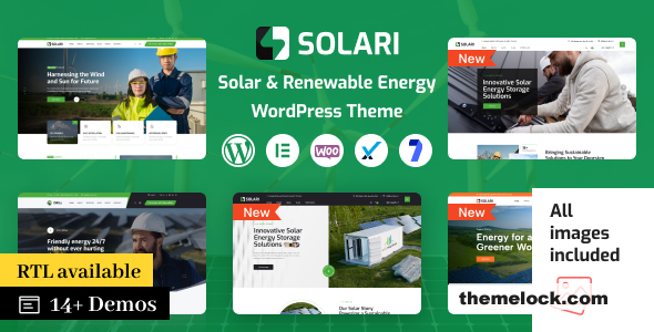 Solari v1.1.6 - Ecology & Solar Energy WordPress Theme