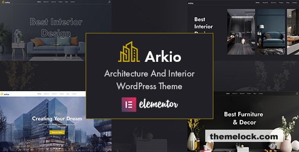 Arkio v1.0.4 - Architecture & Interior WordPress Theme