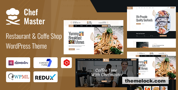 Chefmaster v1.0 - Restaurant WordPress Theme