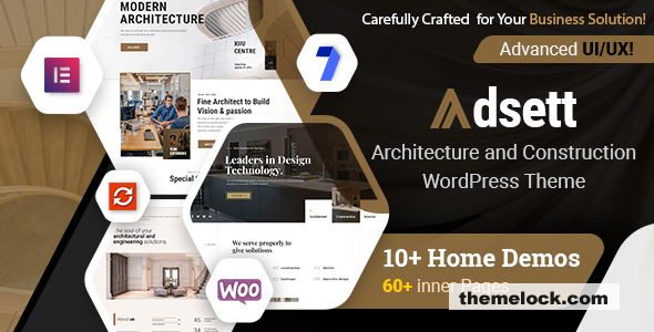 Adsett v1.0.6 - Architecture WordPress Theme