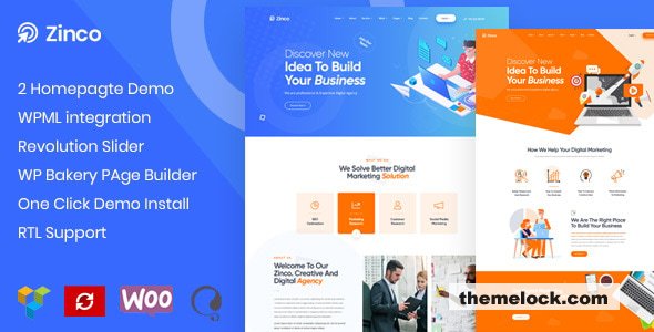 Zinco v1.1.3 - Digital Marketing Agency WordPress Theme