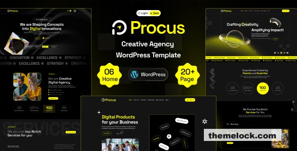 Procus v1.0 - Modern Creative Digital Agency WordPress Theme