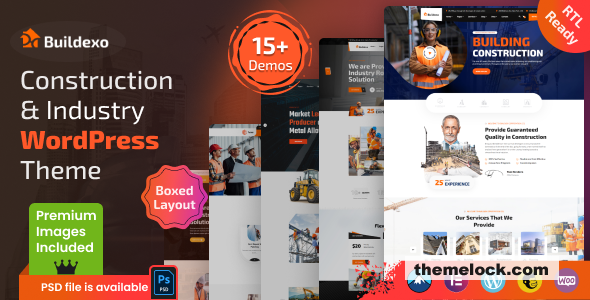 Blxo v1.0.3 - Construction WordPress Theme