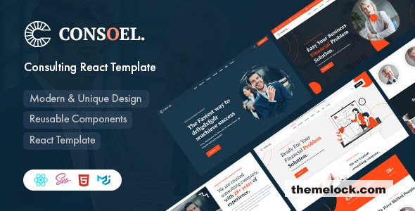 Consoel - Consulting Business React Template