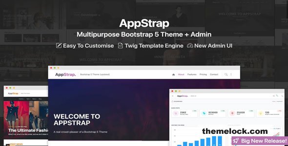 AppStrap v4.0 - Multipurpose Bootstrap 5 Theme + Admin UI